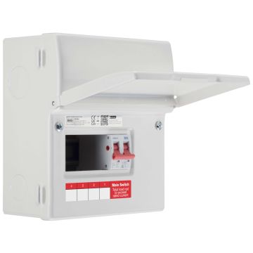 Image of BG Consumer Unit CF6M4 4 Way 100A Main Switch