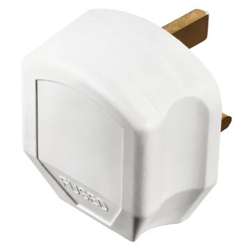Image of BG Electrical 13A Plug Top 3 Pin White