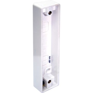 Image of BG Electrical 838 2 Gang Architrave Surface Box 19mm White