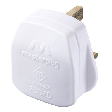 Image of BG Electrical 2A 13A Plug 3A Fuse White