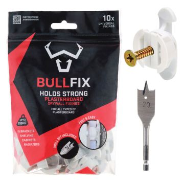 Image of Bullfix Heavy Duty Plasterboard Fixings Pack of 10