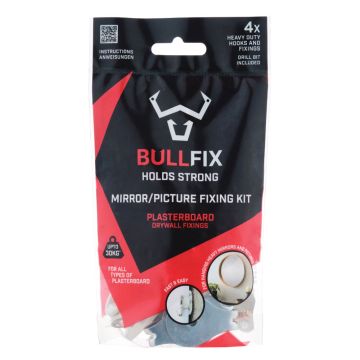 Image of Bullfix Plasterboard Fixings Pictures & Mirrors 4 Pack
