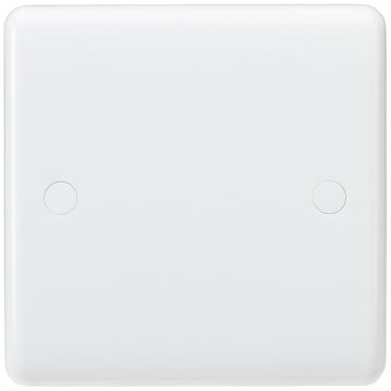 Image of Knightsbridge Curved Edge Blanking Plate 1 Gang CU8350