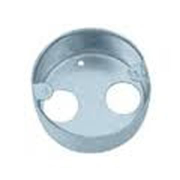 Image of 20mm 2 Hole Loop In Box Galvanised Steel Metal