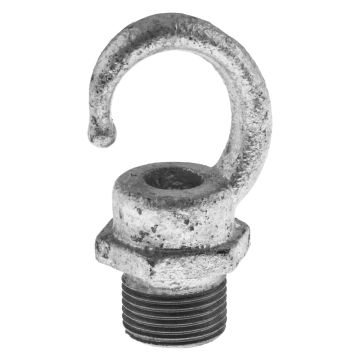 Image of 20mm Metal Male Hook Galvanised Each