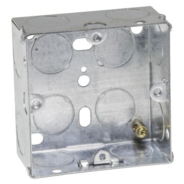 Image of Flush Metal Box 1 Gang 35mm