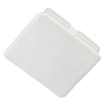 Image of PVC Deep End Cap 41x41mm White Each