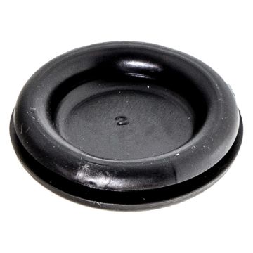 Image of 25mm Closed Rubber Grommet PVC Cable Entry Pack 100