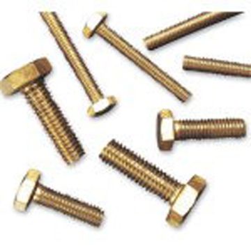 Image of Brass Hexagon Head Bolt M8 x 20mm Each