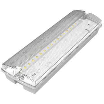 Image of Channel LED Emergency Bulkhead 3W 6500K