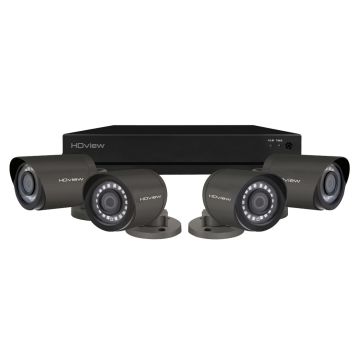 Image of ESP 4 Channel 4MP Full HD 1TB CCTV System Bullet Cameras