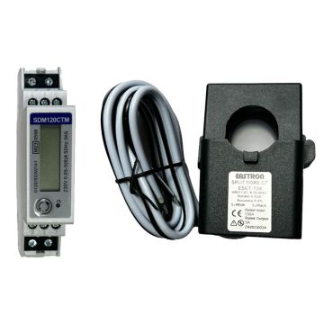 Image of Deta 100A Modbus MID Meter and CT Clamp Single Phase EVC7075