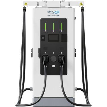 Image of Sync Energy Pro DC EV Charger 60kW WiFi 4G Payment Terminal