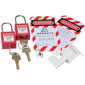 Image of Fusebox Lock Off Kit with Padlock