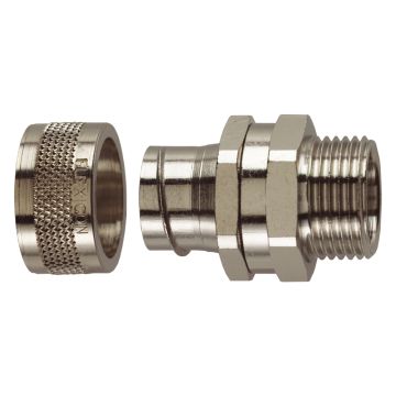 Image of Flexicon 20mm Swivel Gland Flexible Metal Conduit Each