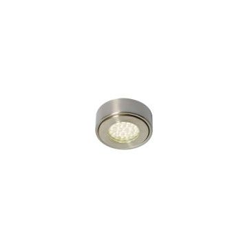 Culina Laghetto Round Under Cabinet LED Light 130lm 1.5W 3000K Nickel