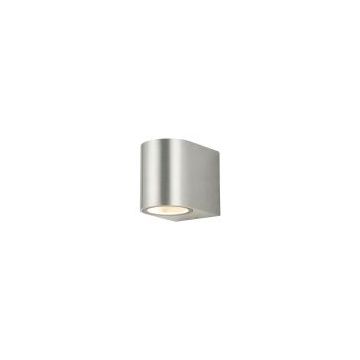 Forum Zink Antar GU10 Spotlight Up or Down Wall Light Silver