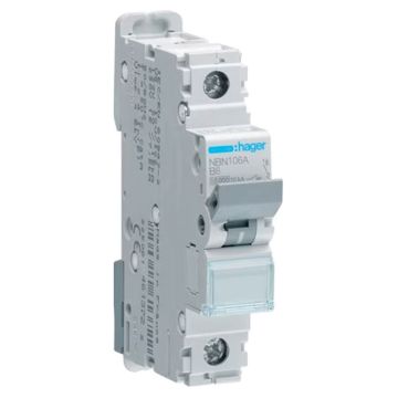 Image of Hager NBN116A 16A MCB SP Type B 10Ka