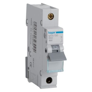Image of Hager MTN150 MCB 50A SP Type B