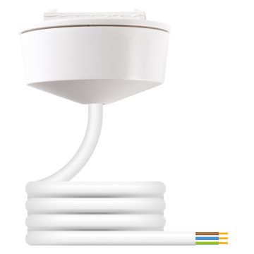 Image of Hager Klik 6A Plug-In Ceiling Rose 3 Pin 4M Flex