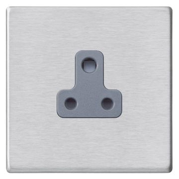 Image of Hamilton Hartland G2 5A Socket Satin Steel