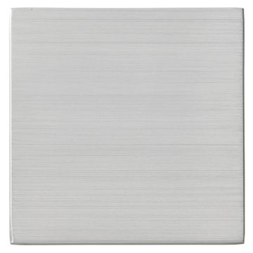 Image of Hamilton Hartland G2 Single Blanking Plate Satin Steel front view