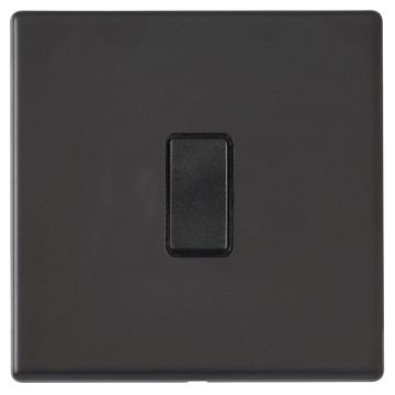 Image of Hamilton Hartland G2 1 Gang Light Switch Matt Black