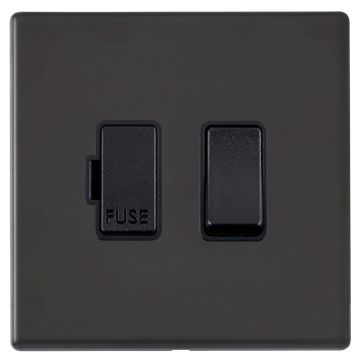 Image of Hamilton Hartland G2 Switched Fused Spur Matt Black