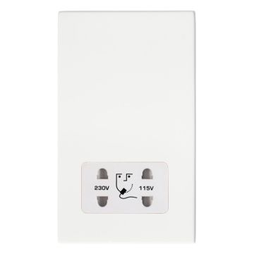 Image of Hamilton Hartland G2 Shaver Socket Matt White