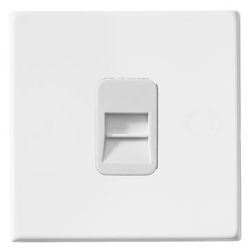 Image of Hamilton Hartland G2 Telephone Master Socket Matt White