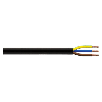 Image of H07RNF 3 Core 10mm Rubber Flexible Cable 1M