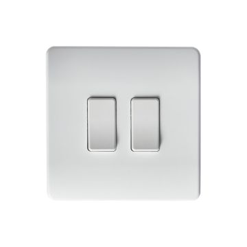Image of Forum Lighting Kinetic Light Switch 2 Gang 2 Way