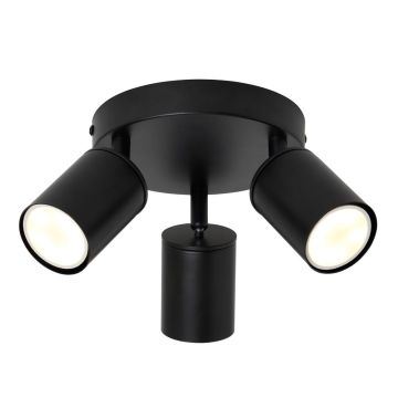 Forum Lighting Joshua Spotlight 3 Lamp GU10 7W Black IP44