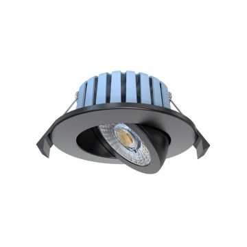 Image of Forum Eden Downlight Adjustable LED 7W CCT3 Black IP65