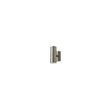Forum Zink Leto Wall Light GU10 Up and Down Stainless Steel