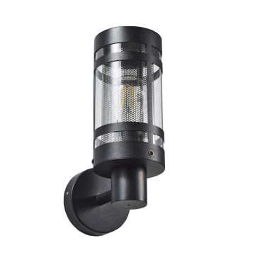 Image of Forum Gada Wall Light E27 10W Black IP44