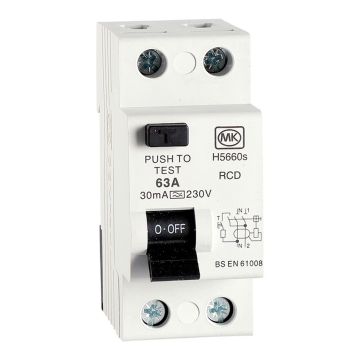 Image of MK Sentry RCBO 50A Double Pole H5660S