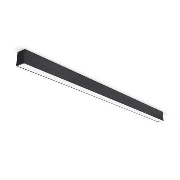 JCC Line of Light LED Linear 5' Mid/End Dir/Indir 50W DALI CCT Black