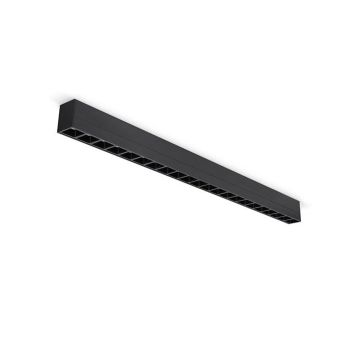 JCC Line of Light LED Linear 4ft Middle/End 24-40W CCT UGR Black