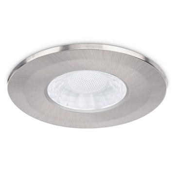 JCC X50 Fire Rated LED Downlight Brushed Nickel Bezel