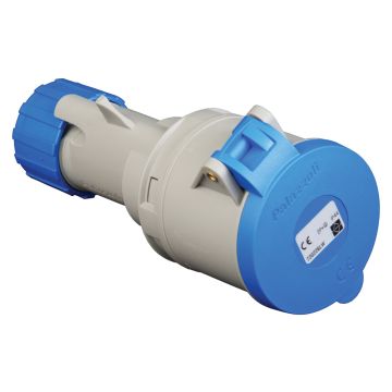 Image of Lewden 720126 16A Red Industrial Plug 5 Pin 230V IP44