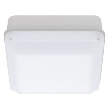 Image of Luceco LBM22W7S40 7W Square LED Bulkhead Light 4000K IP65 White
