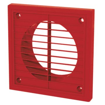 Image of Manrose 1152T 4 Inch Exterior Wall Grille Terracotta