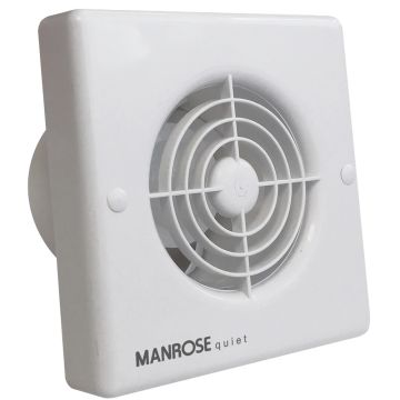 Image for Manrose QF100T 100mm Quiet Extract Fan Overrun Timer
