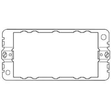 Image of MK Edge/Aspect Grid K14703 3 Module Spare Grid Mounting Frame