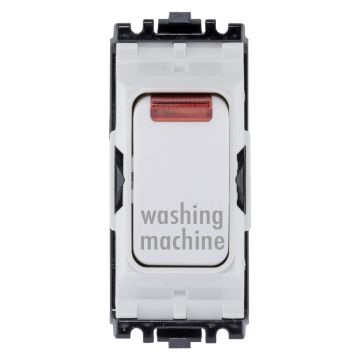 Image of MK Grid 20A DP Washing Machine Grid Switch Neon White