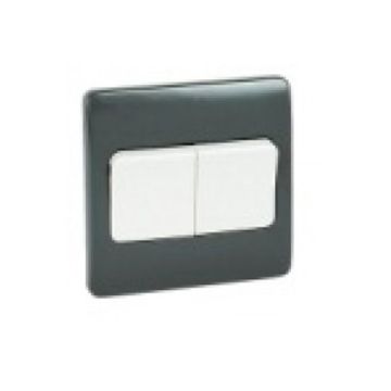 Image of MK Logic K4781GRA 1 Gang SP 2 Way Wide Switch Graphite