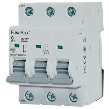 Image of Fusebox C Curve MCB 50A Triple Pole MT10C503