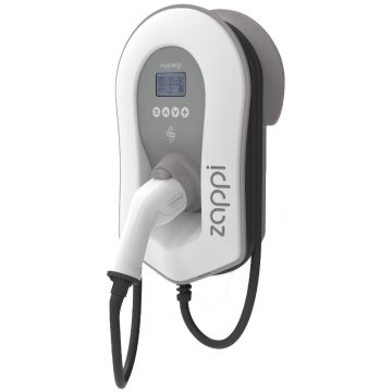 Image of Zappi EV Charger Multiphase 7kw & 22kW Tethered White