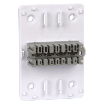 Image of Philex 8 Way IDC Junction Box for Telephone Alarm and Cat5e Cable